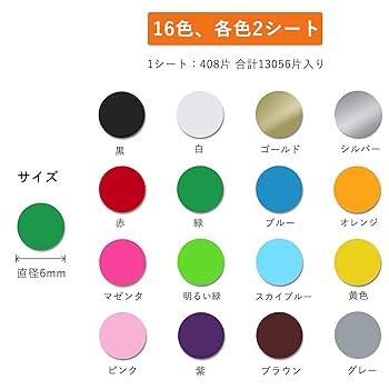 【非売品 美品】ブラタモリ ステッカー 16枚セット Amazon | カラーラベル 丸型 13056片入り 丸シール 円形シール